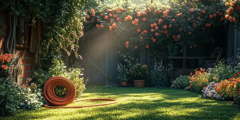 Jak nawinąć wąż ogrodowy na wózek?